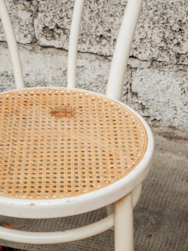 Claude, la paire de chaises cannée N°648