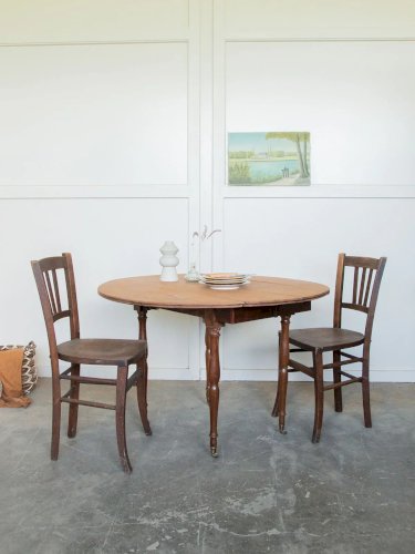 Claude, la paire de chaises en bois N°482