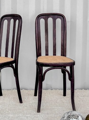 Claude, la paire de chaises en bois N°608