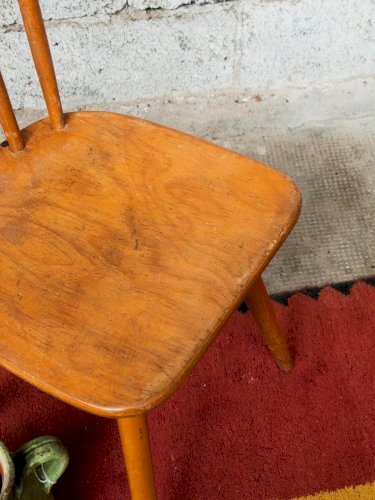 Claude, la paire de chaises en bois N°862