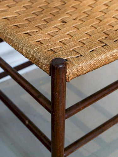 Claude, la paire de chaises en corde N°726