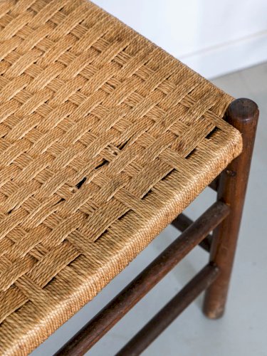 Claude, la paire de chaises en corde N°726