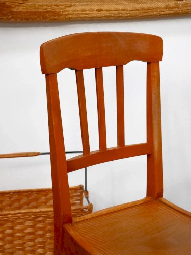 Claude, la paire de chaises en hêtre N°968
