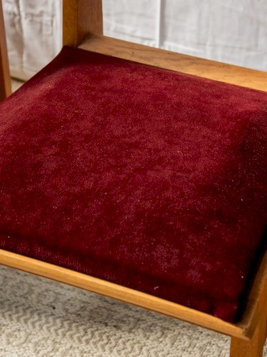 Claude, la paire de chaises en velour N°719