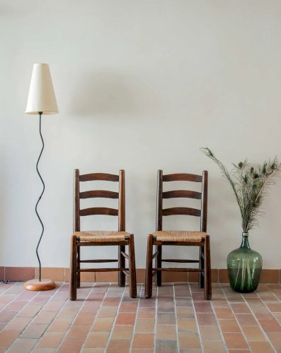 Claude, la paire de chaises Georges Robert N°578