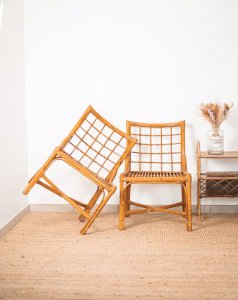 Claude, the pair of chairs No. 718