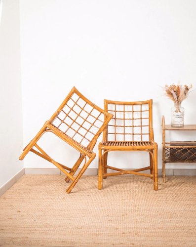 Claude, la paire de chaises N°718