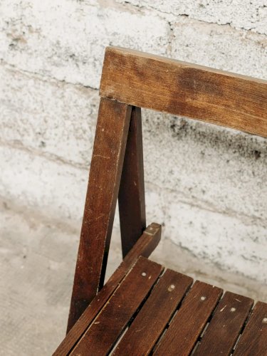 Claude, la paire de chaises pliantes N°873