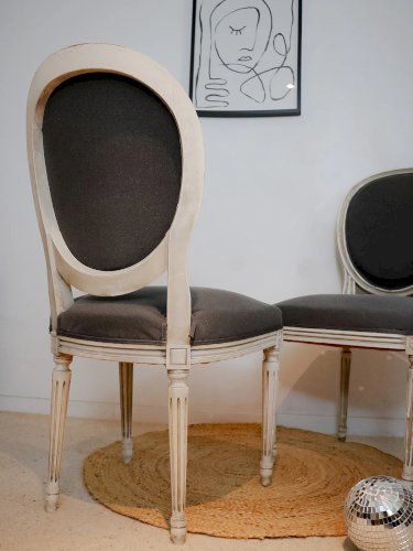Claude, la paire de chaises style Louis XVI N°932
