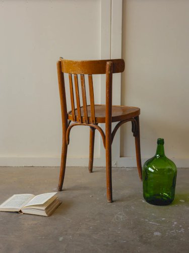 Claude, le lot de 4 chaises bistrot en bois N°986