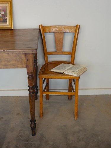 Claude, le lot de 4 chaises bistrot en bois N°986