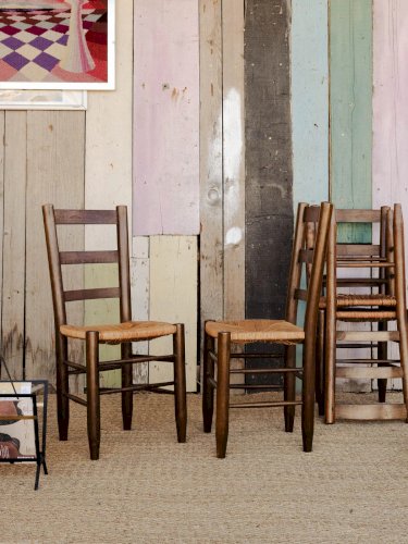 Claude, le lot de 4 chaises en bois N°685