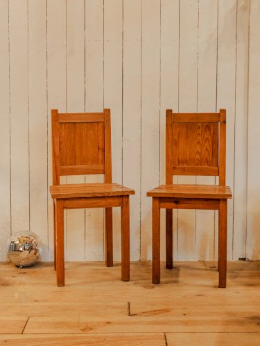 Claude, le lot de 4 chaises en bois N°800