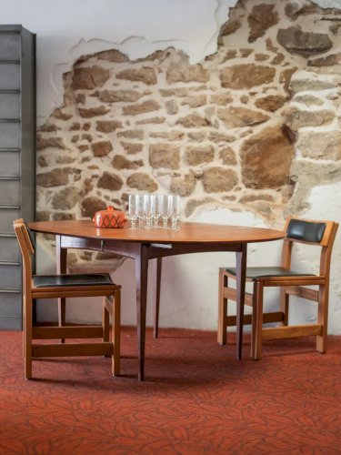 Claude, le lot de 4 chaises en bois N°856