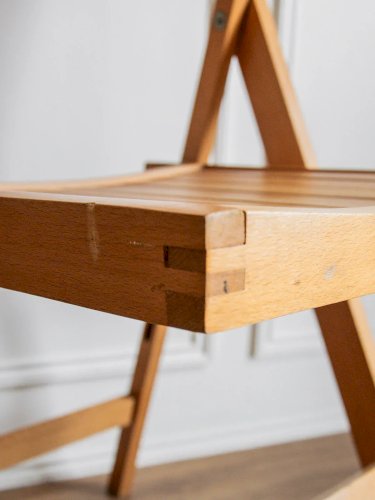 Claude, le lot de 4 chaises pliantes N°868