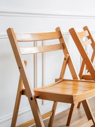 Claude, le lot de 4 chaises pliantes N°868