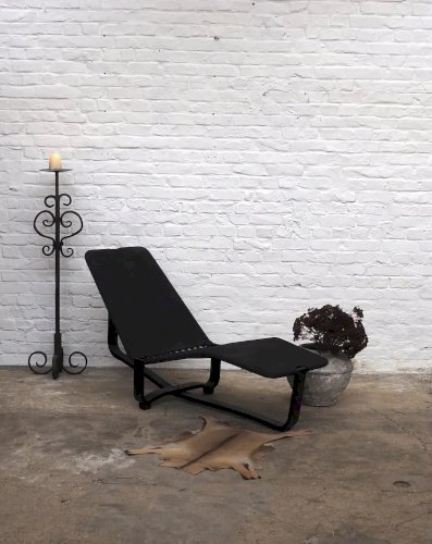 Claudine, la chaise longue en toile et bois N°9