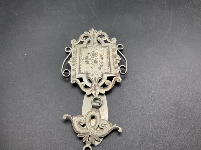 Clavet, Crochet Ancien pour Châtelaine où Chaîne de Montre à Gousset.