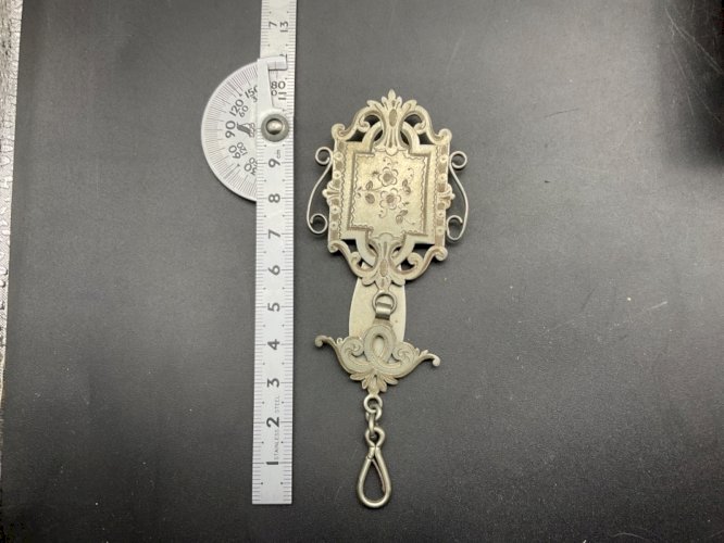 Clavet, Crochet Ancien pour Châtelaine où Chaîne de Montre à Gousset.