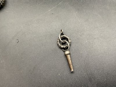 19th century silver watch key