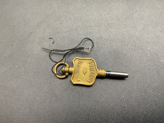 Clé de montre gousset  coq clef watch key ancien 18e siècle époque Empire