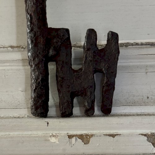 Clé en fer forgé atypique Haute Époque M3657