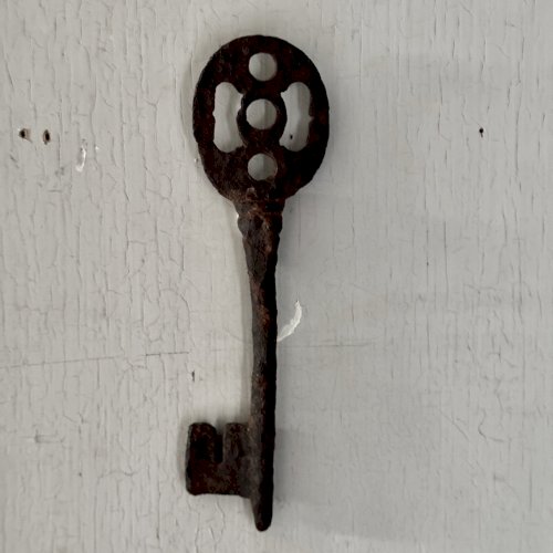 Clé en fer forgé Haute Époque M3661