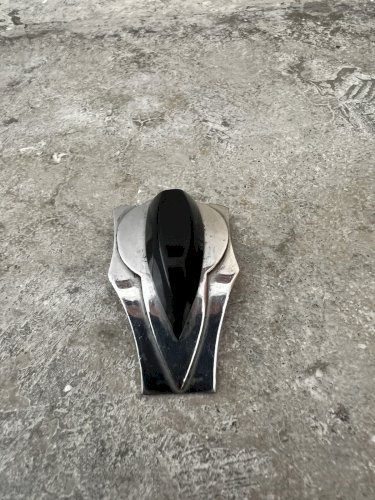 Clip Chrom Art Deco 1925 bakélite noir unisexe collection broche vintage, ancien