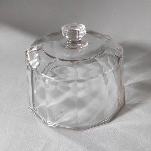 Ancient pressed molded glass bell