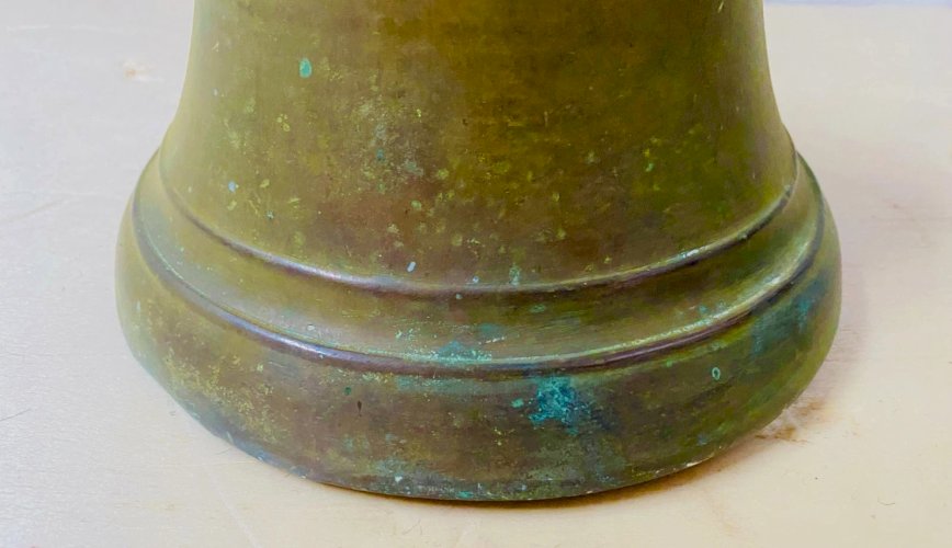 Cloche en bronze massif XIX siècle