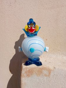Clown en verre de Murano 