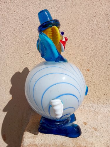 Clown en verre de Murano 