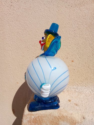 Clown en verre de Murano 