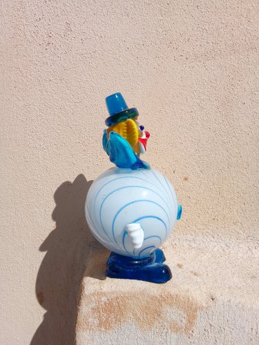 Clown en verre de Murano 