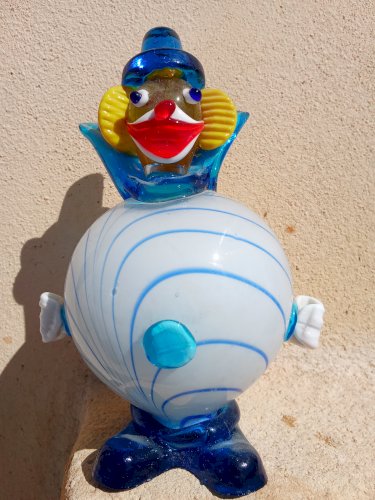 Clown en verre de Murano 