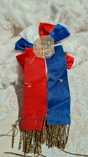 Cocarde militaire 1970 - souvenir - république Française - épingle