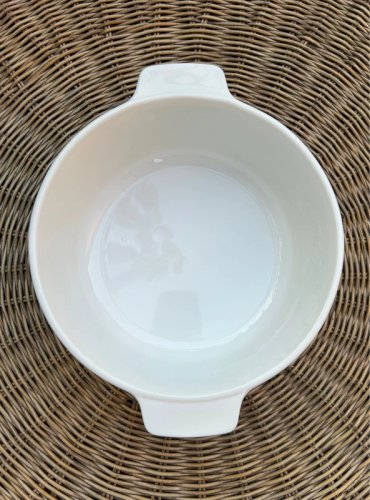 Cocotte rétro vintage Sovirel motifs fleurs jaunes