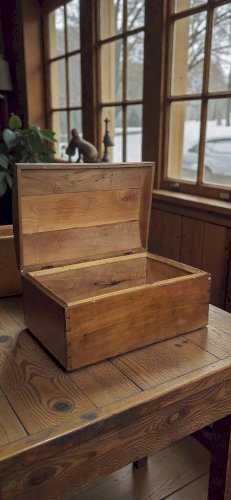 Coffre / Malle de rangement en bois