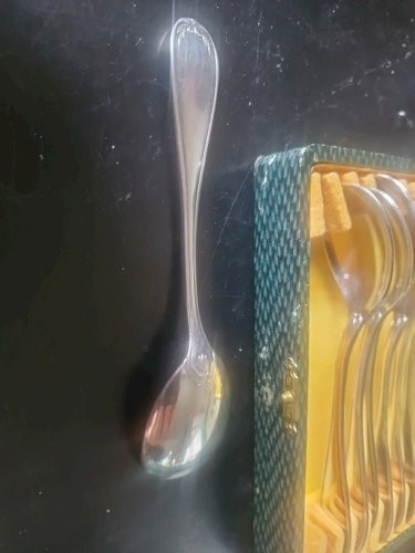 Coffret  12 Petites Cuillères à Café. /dessert metal argenté