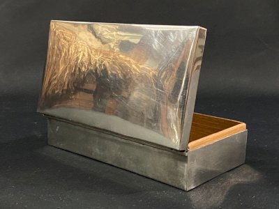 Coffret à cigares cigarettes en argent Irak Economic Meeting Baghdad 1969-1975