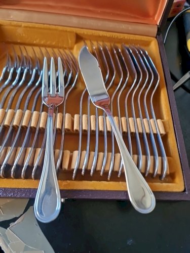 Coffret à poisson guy degrenne 24 Pièce En Inox