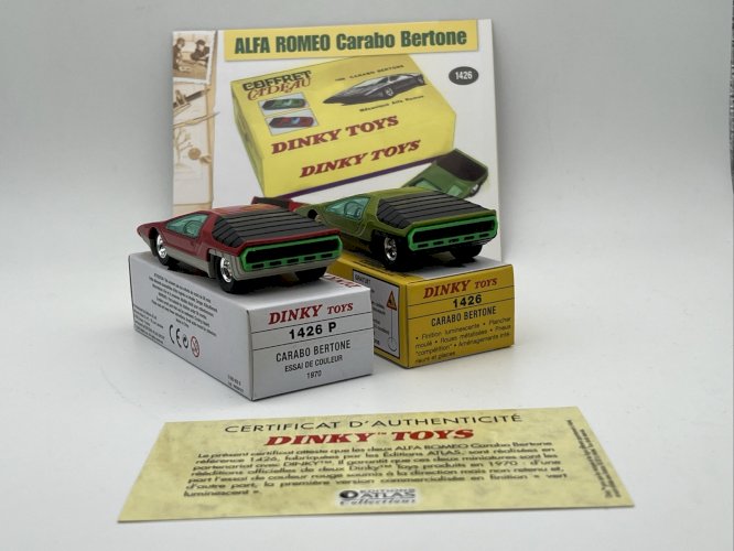 Coffret Alfa Roméo Carabo Bertone 1/43 Dinky Toys Atlas