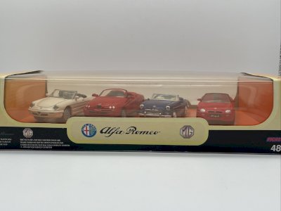 Alfa Romeo / MG 1/43 Newray Gift Set