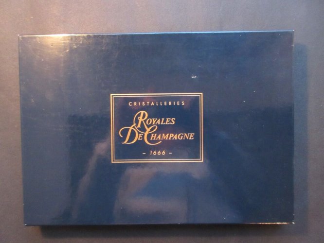 Coffret avec dessous de plat et 2 dessous de carafe Cristal Royales de Champagne