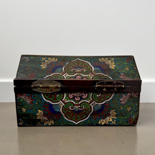 Coffret cloisonné en bronze Chine XIXe M3960