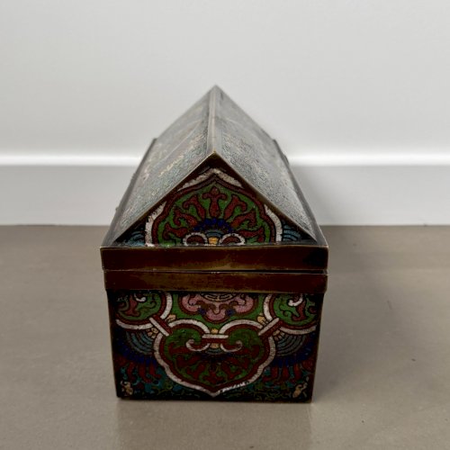 Coffret cloisonné en bronze Chine XIXe M3960