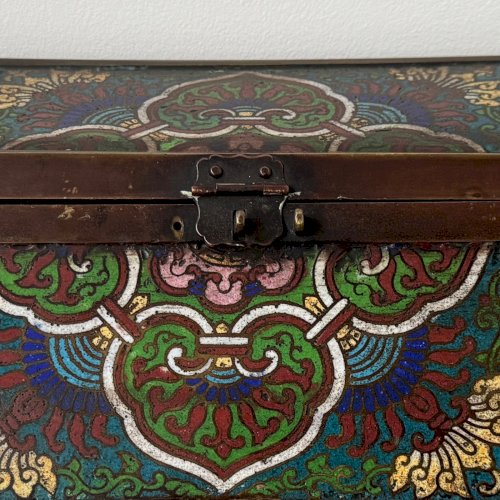 Coffret cloisonné en bronze Chine XIXe M3960