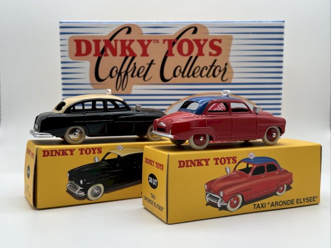 Coffret Ford Vedette et Simca Aronde Taxi 1/43 Dinky Toys Atlas
