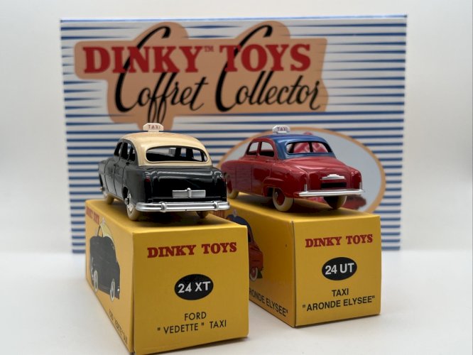 Coffret Ford Vedette et Simca Aronde Taxi 1/43 Dinky Toys Atlas