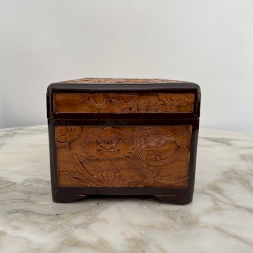 Coffret sculpté travail  XXe Chine M4050